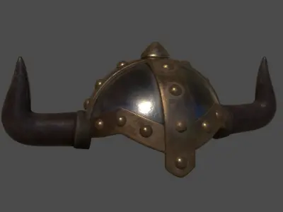 Viking Helmet Free 3D model