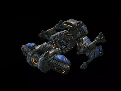 Starcraft Battlecruiser 3D print model