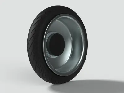 Car wheel 3 3D model