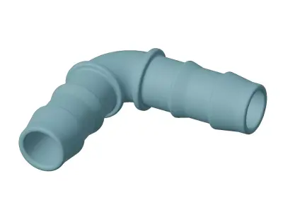 Plastic Irrigation Pipe L Joint Toy 3D model