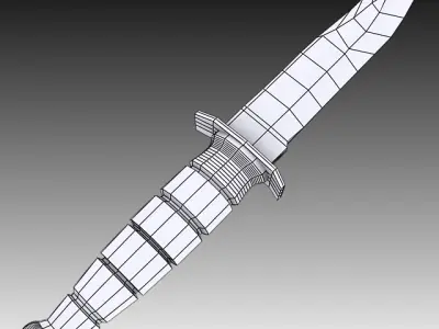 KA-BAR Knife 3D model purchase