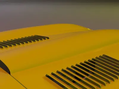 JAGUARR with air-lift-custem-spoiler  Free 3D model