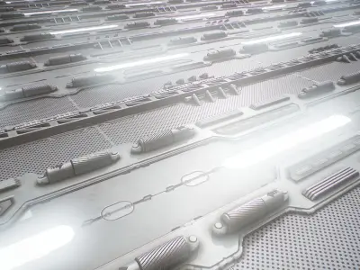 PBR Sci-Fi Texture Pack 15 Low-poly 3D model