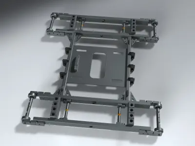 mechanical part platform scifi  3D model