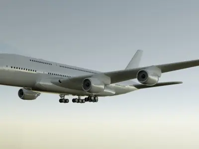 Airbus A380-800 3D model