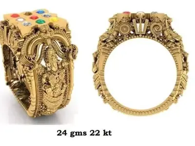 balaji 9 ston ring  3D print model
