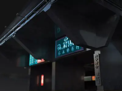 Brutalis Scifi Building 08 3D model
