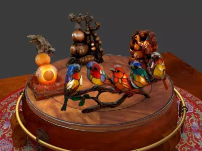 Chinese gourd  3D model purchase