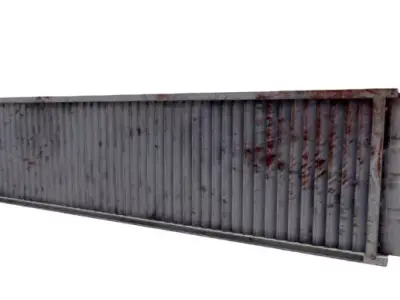 Realistic Shipping Container 3D Model 3D model