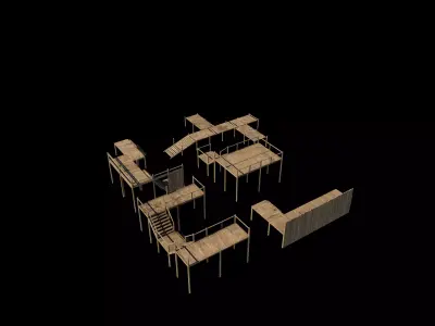 Medieval 3D Model set 3D model