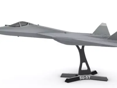 SU-57 3D print model