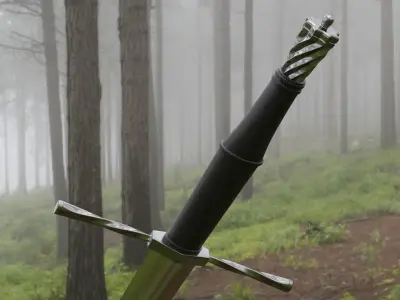 Bastard Sword 3D model