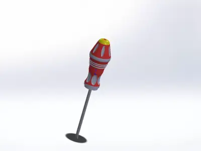 screwdriver 3D model 2
