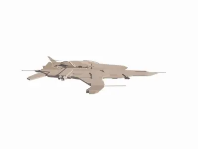 Spaceship-spacecraft-14 3D model