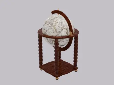 Globe for alcohol 3D model