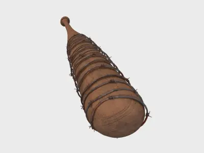 Baseball Bat Weapon 01 - Lucille - Character Weaponry 3D model
