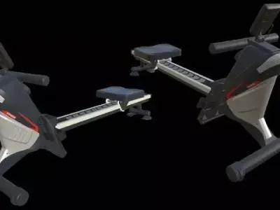 Rowing Machine 3D model
