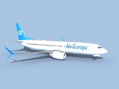 Boeing 737-800 Max Air Europa 3D model