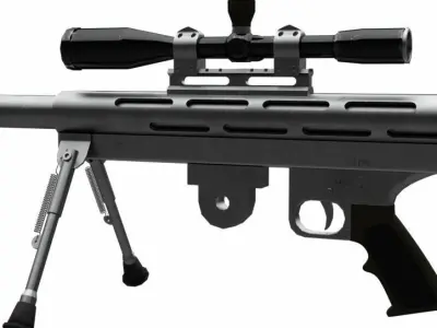 LAR 50 CAL 3D model
