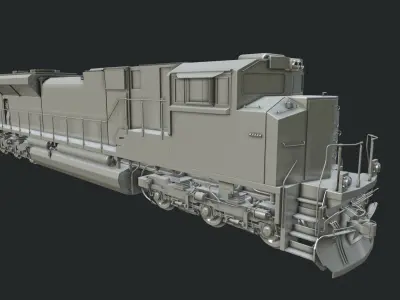 EMD-SD70ACe Locomotion 3D model