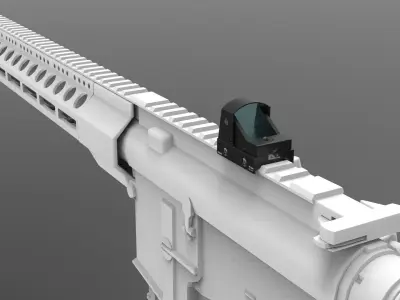 Holomicro Sight Micro Low-poly 3D model