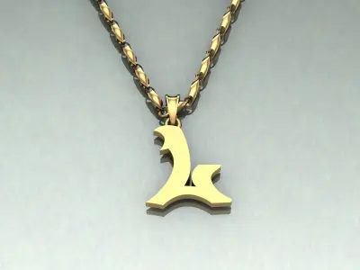 Pendant L-L1 3D print model