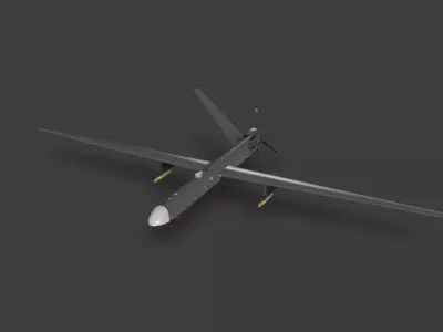 Orion UAV Drone Low-poly 3D model