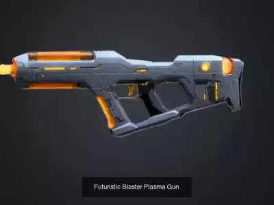 Futuristic Games Set 3D Model Collection