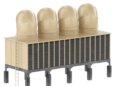 Rooftop Unit 3D model buy