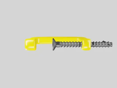 Clamp Yellow repair tool 3D model