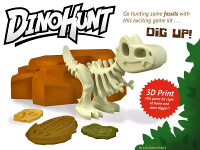 Dino Hunt Free 3D print model