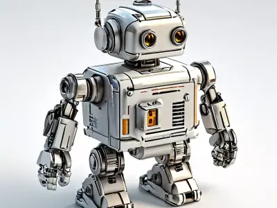 SciFi Robot Game Ready Model Low-poly 3D model