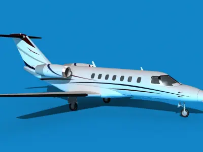 Cessna C528 Citation CJ3 V02 3D model