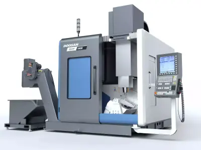 Milling Machine CNC Series 3D Model Pack