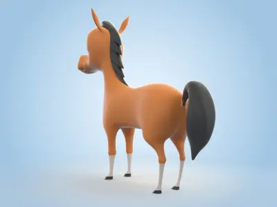 Horse 3D model
