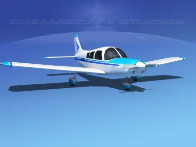 Piper PA-28 V11 3D model
