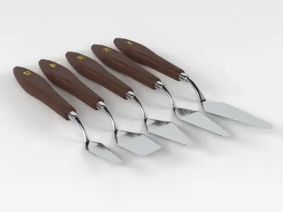 Palette knife 3D model