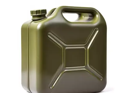 Olive Jerry Can model pack Low-poly 3D model