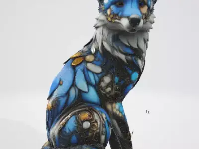 Magical Fox 3D model