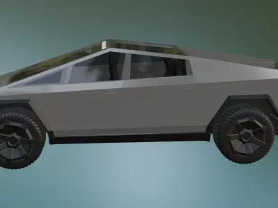 Tesla Cybertruck 3D model by anixd