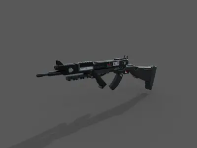 Assault Rifle 1 3D model