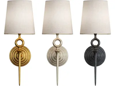 Bristol Single Sconce Visual Comfort 3D model