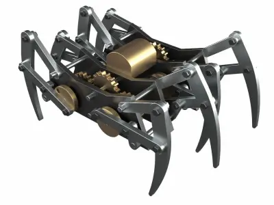 Spider Robot 3D model get