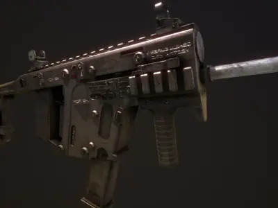 Kriss Vector Low-poly 3D model