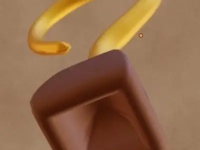 Golden Pirate Hook low-poly game ready Low-poly 3D model