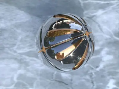Armored Ball 3D model