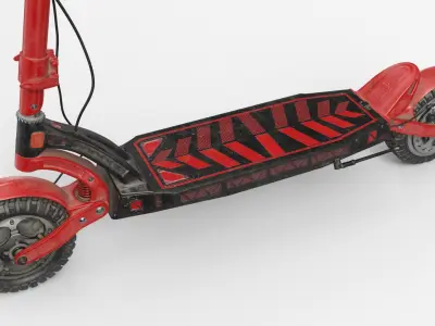  E-Scooter Offroad Red Dirty - PBR 