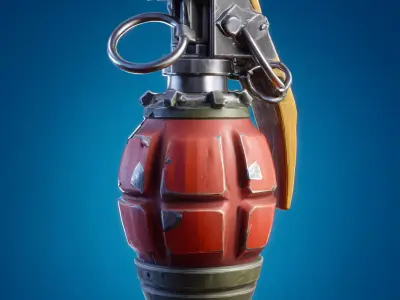 Stylized Grenades 3D model