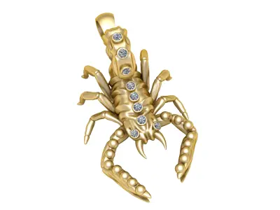 INSECT PENDANT 3D PRINTABLE MODEL 3D print model