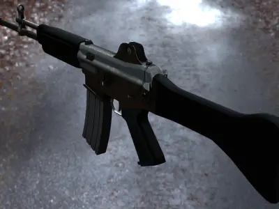 K2 Rifle 3D model